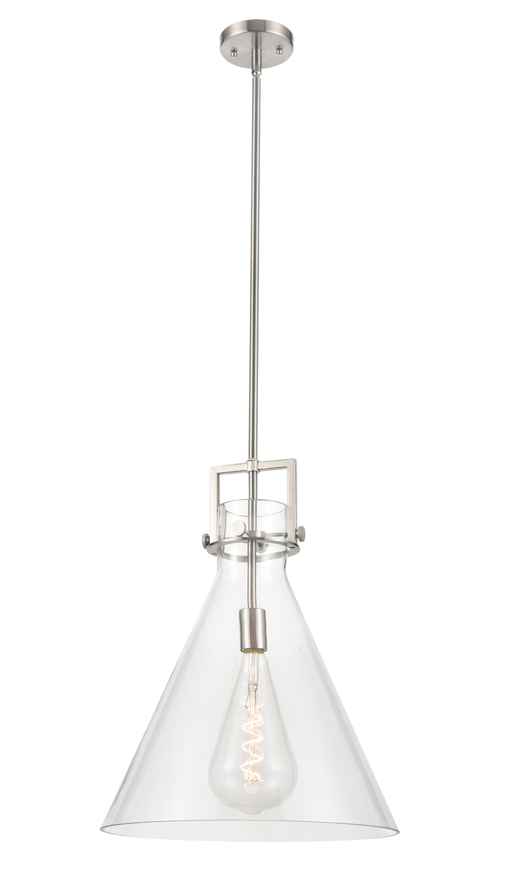 Innovations Lighting Newton Cone 16" Pendant - Satin Nickel