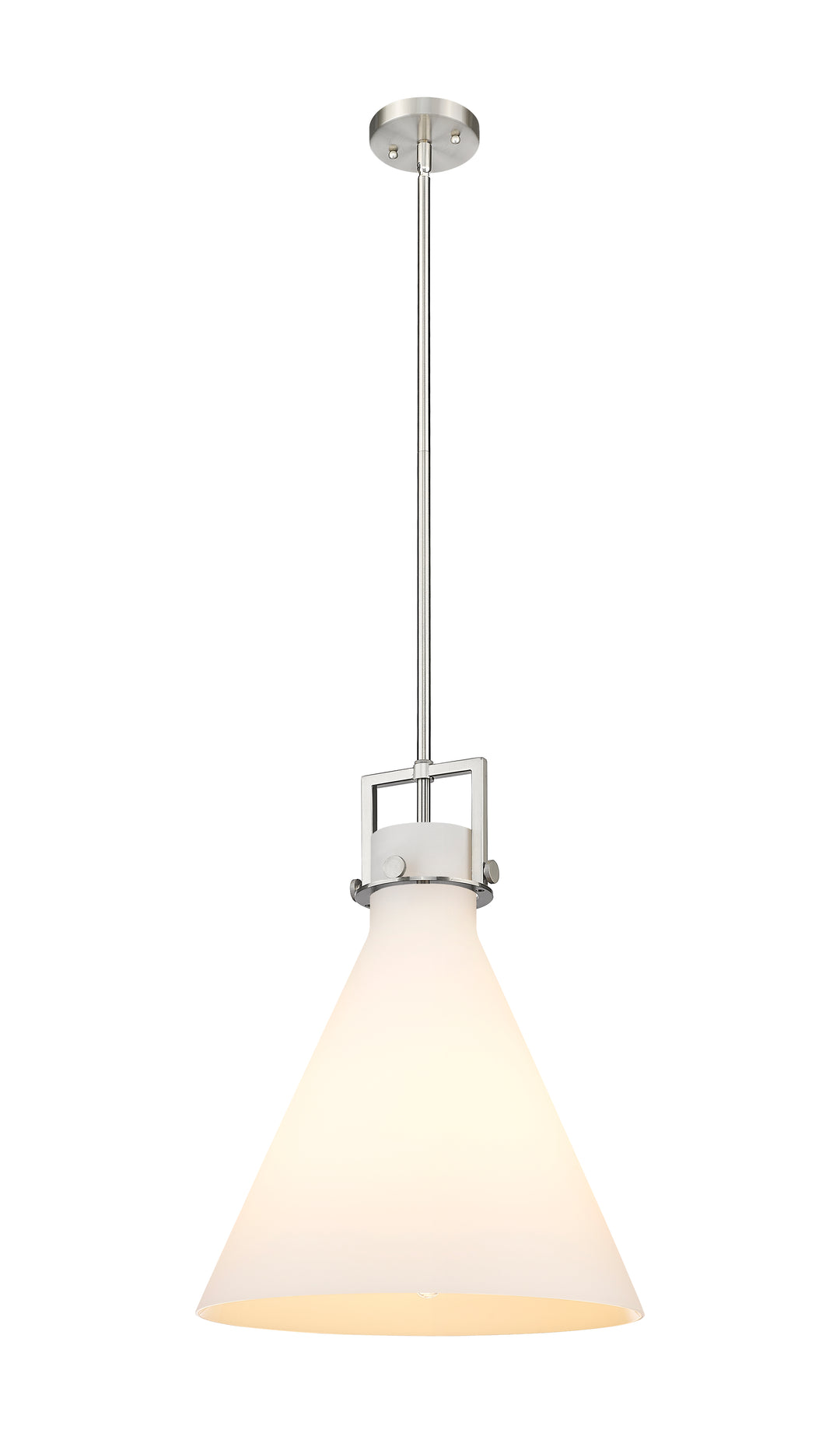 Innovations Lighting Newton Cone 16" Pendant - Brushed Satin Nickel