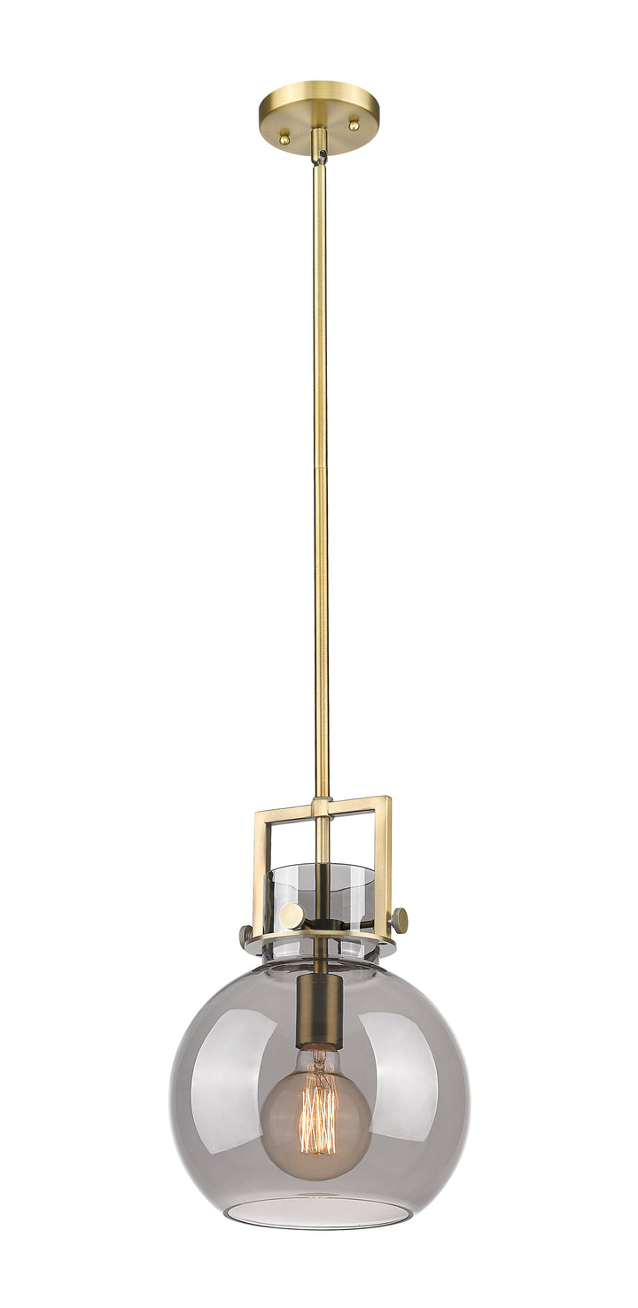 Innovations Lighting Newton Sphere 10" Mini Pendant - Brushed Brass