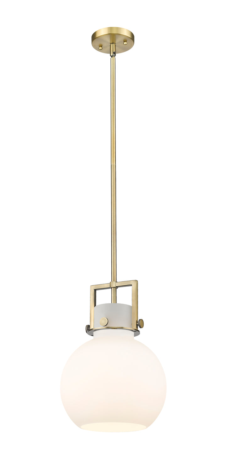 Innovations Lighting Newton Sphere 10" Mini Pendant - Brushed Brass
