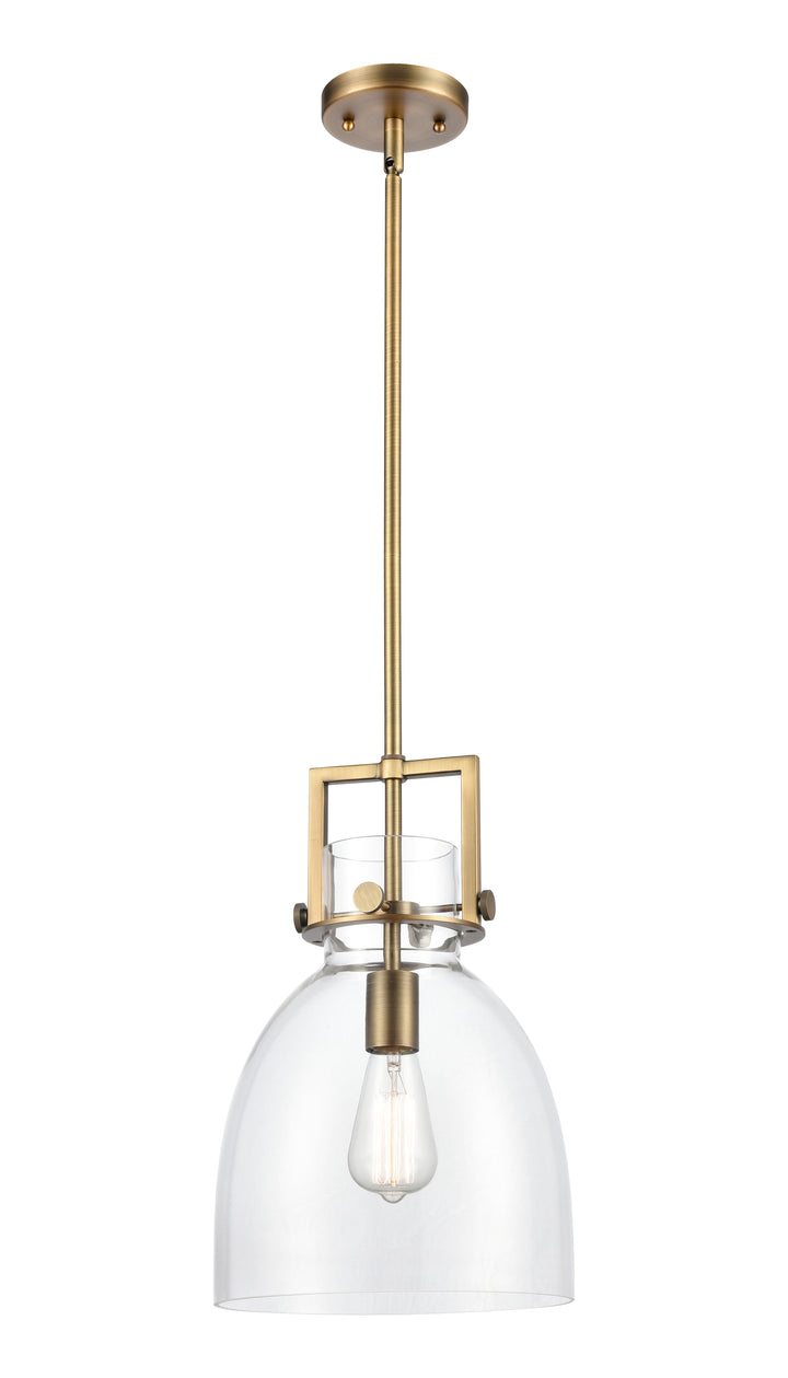 Innovations Lighting Newton Bell 10" Mini Pendant - Brushed Brass