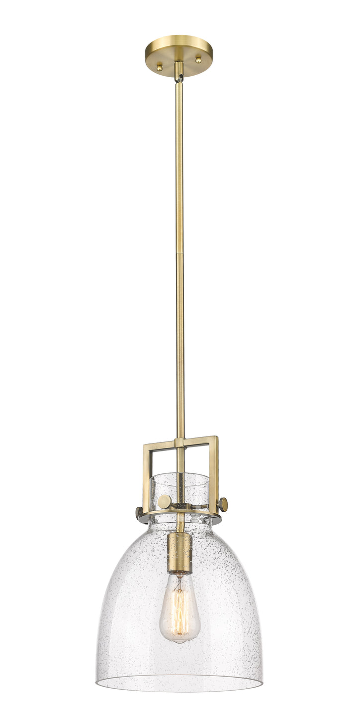 Innovations Lighting Newton Bell 10" Mini Pendant - Brushed Brass