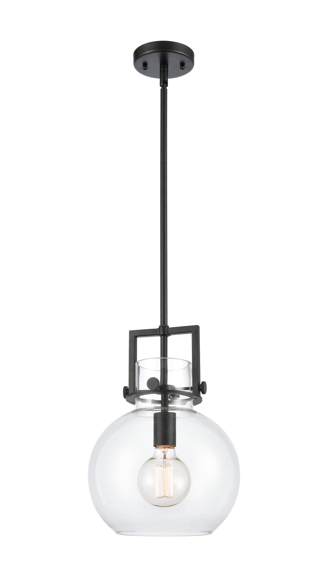 Innovations Lighting Newton Sphere 10" Mini Pendant - Matte Black