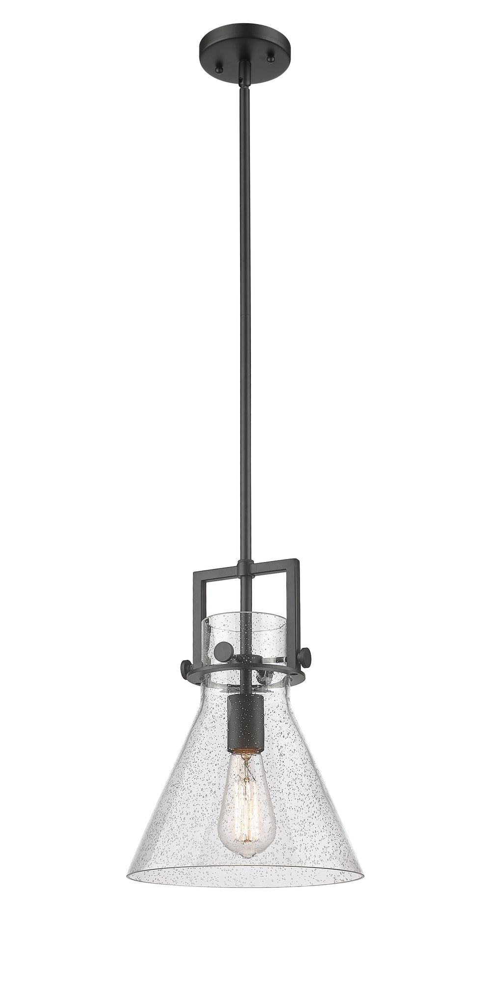 Innovations Lighting Newton Cone 10" Mini Pendant - Matte Black