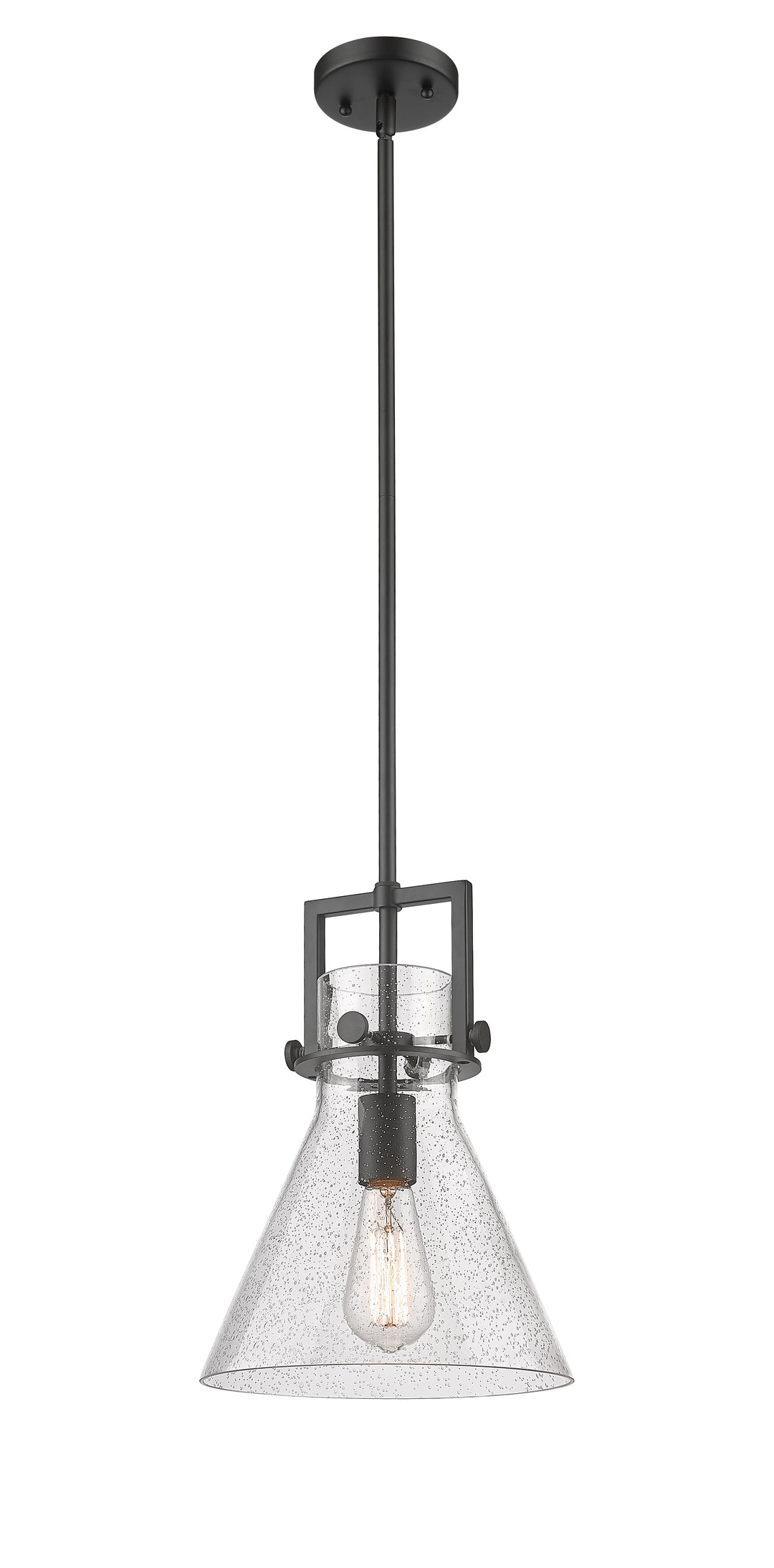 Innovations Lighting Newton Cone 10" Mini Pendant - Matte Black