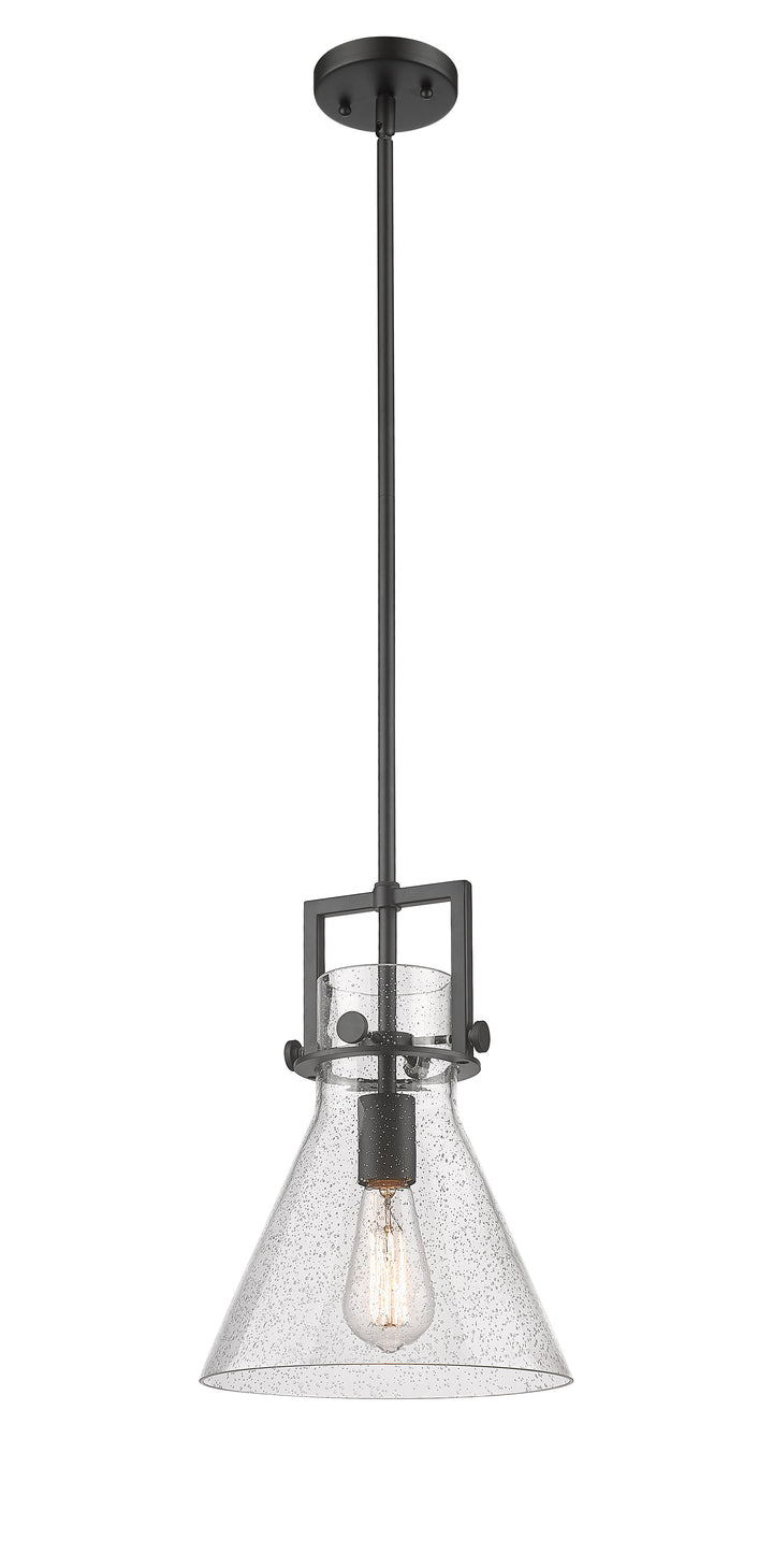 Innovations Lighting Newton Cone 10" Mini Pendant - Matte Black