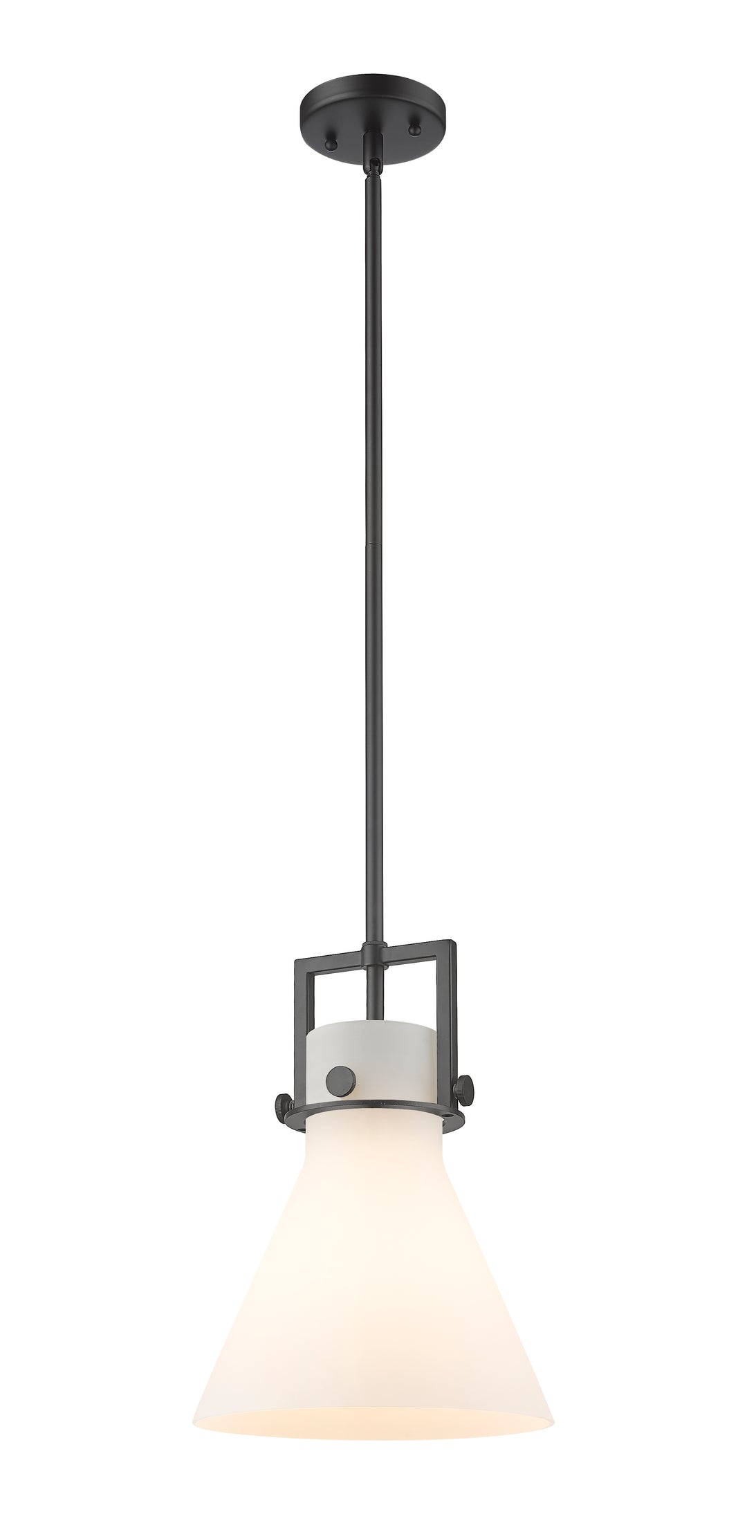 Innovations Lighting Newton Cone 10" Mini Pendant - Matte Black
