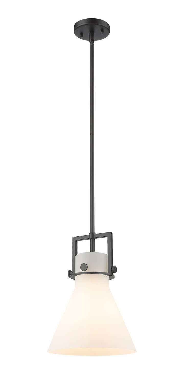 Innovations Lighting Newton Cone 10" Mini Pendant - Matte Black