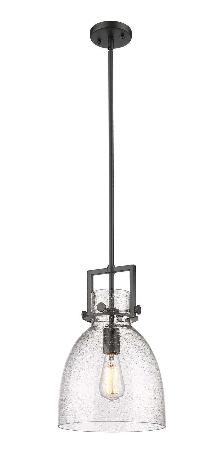 Innovations Lighting Newton Bell 10" Mini Pendant - Matte Black