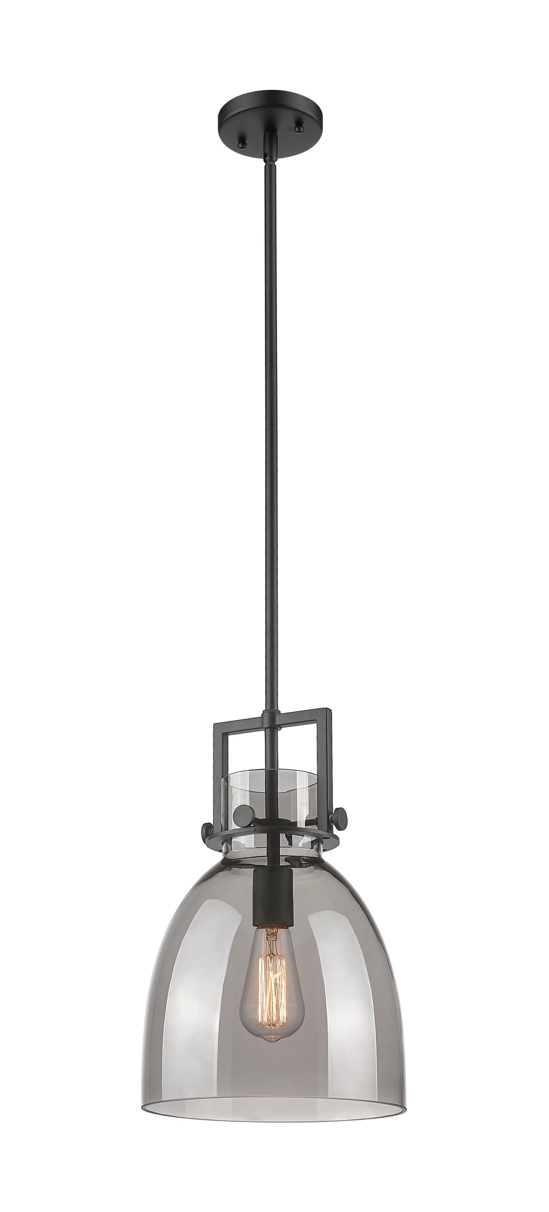 Innovations Lighting Newton Bell 10" Mini Pendant - Matte Black