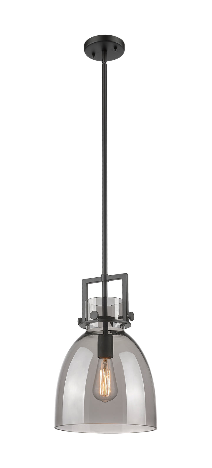 Innovations Lighting Newton Bell 10" Mini Pendant - Matte Black