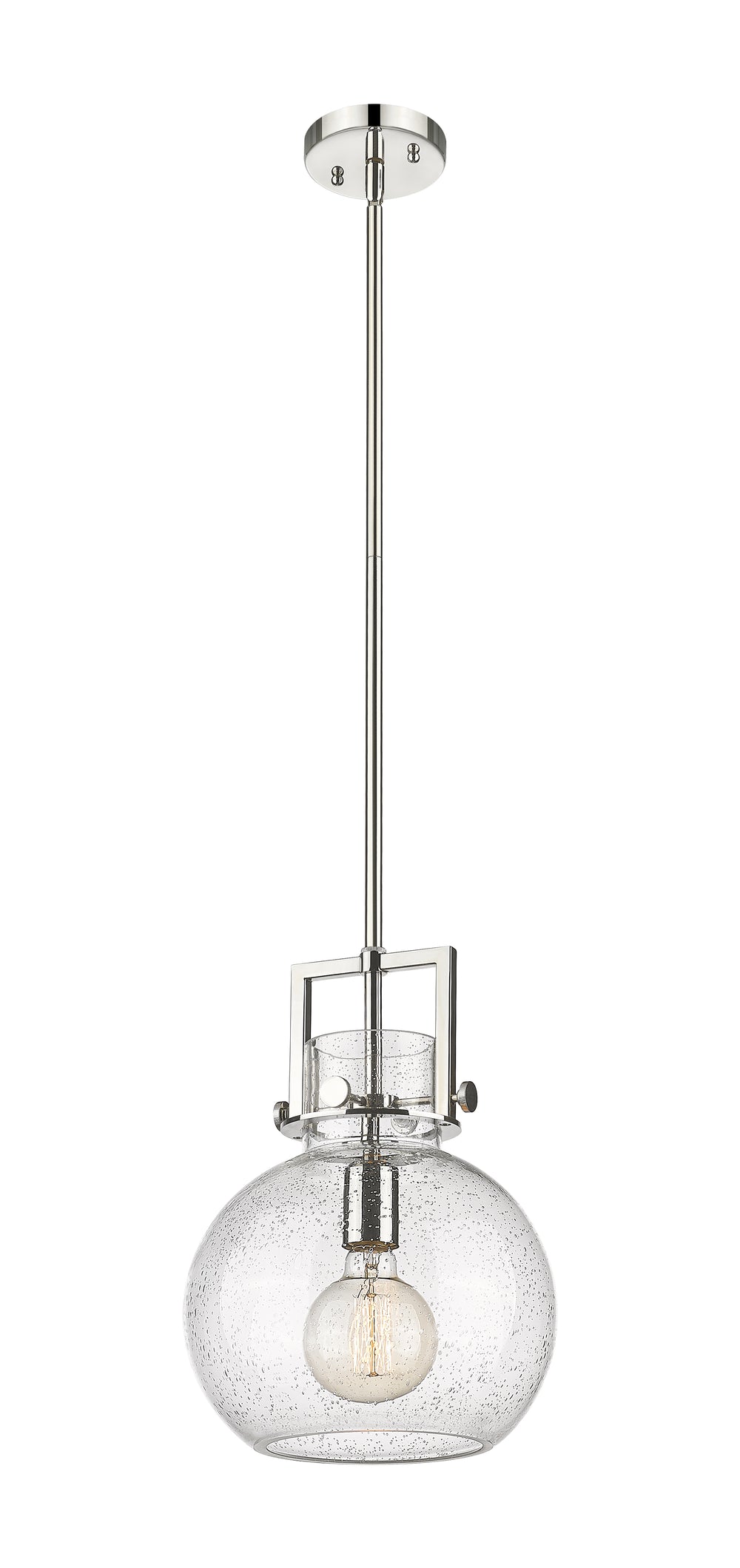 Innovations Lighting Newton Sphere 10" Mini Pendant - Polished Nickel