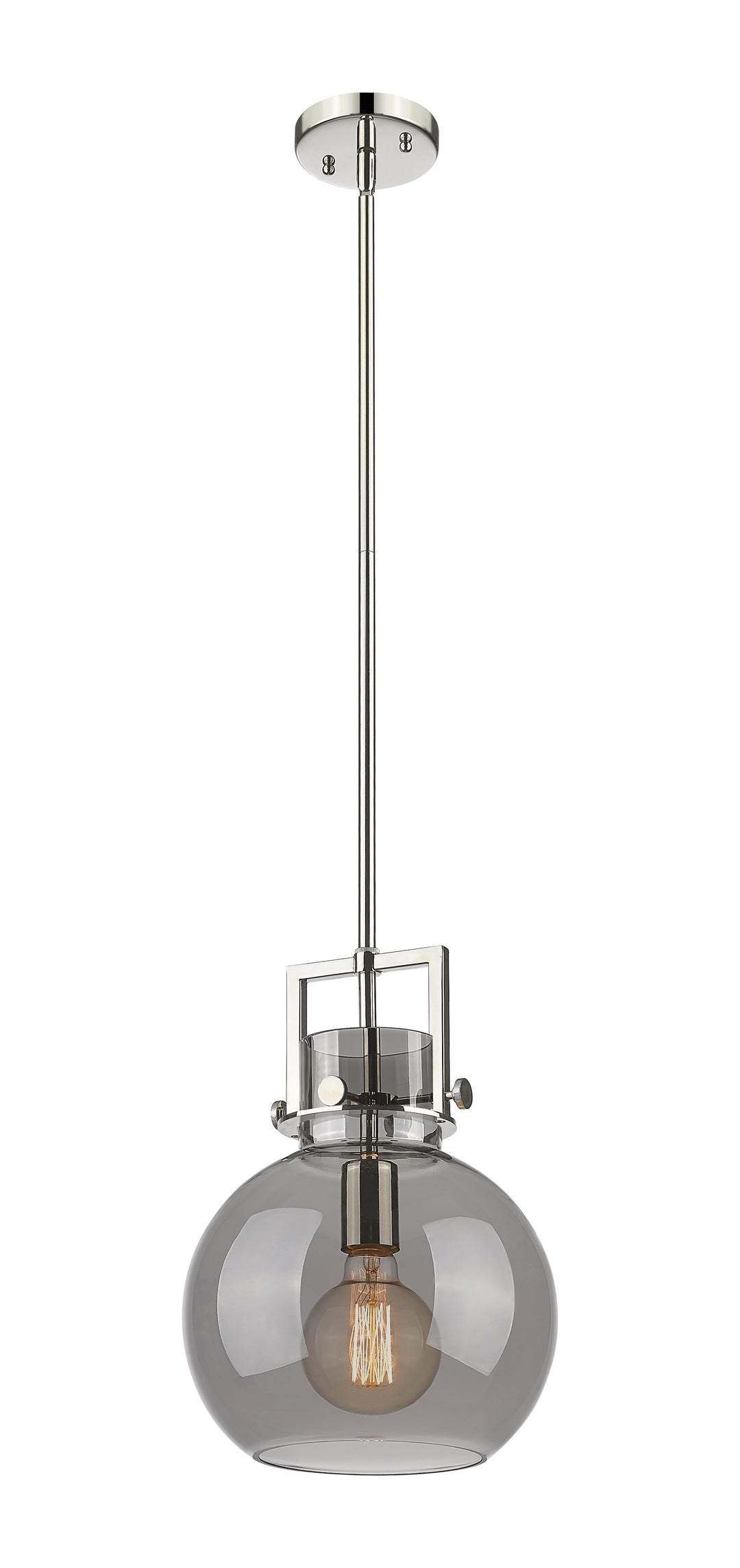 Innovations Lighting Newton Sphere 10" Mini Pendant - Polished Nickel