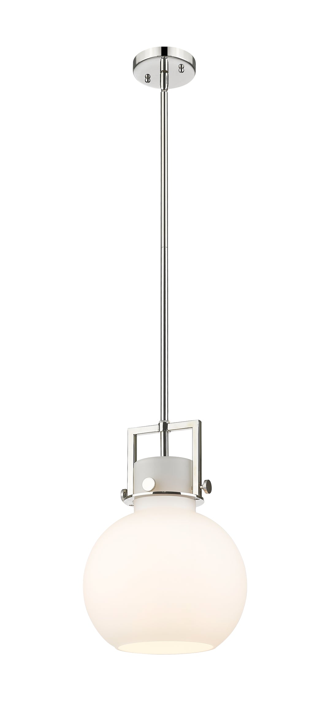 Innovations Lighting Newton Sphere 10" Mini Pendant - Polished Nickel