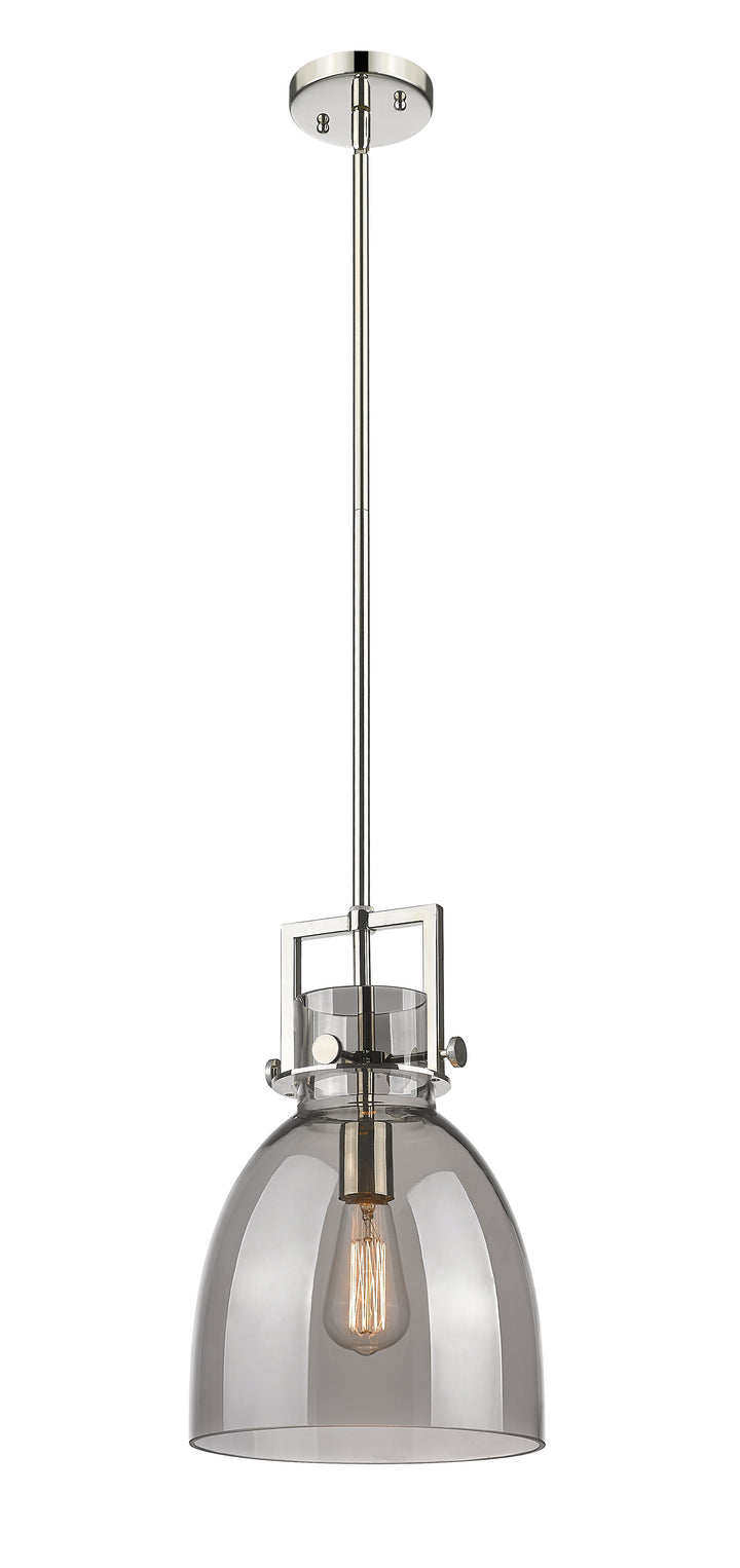 Innovations Lighting Newton Bell 10" Mini Pendant - Polished Nickel