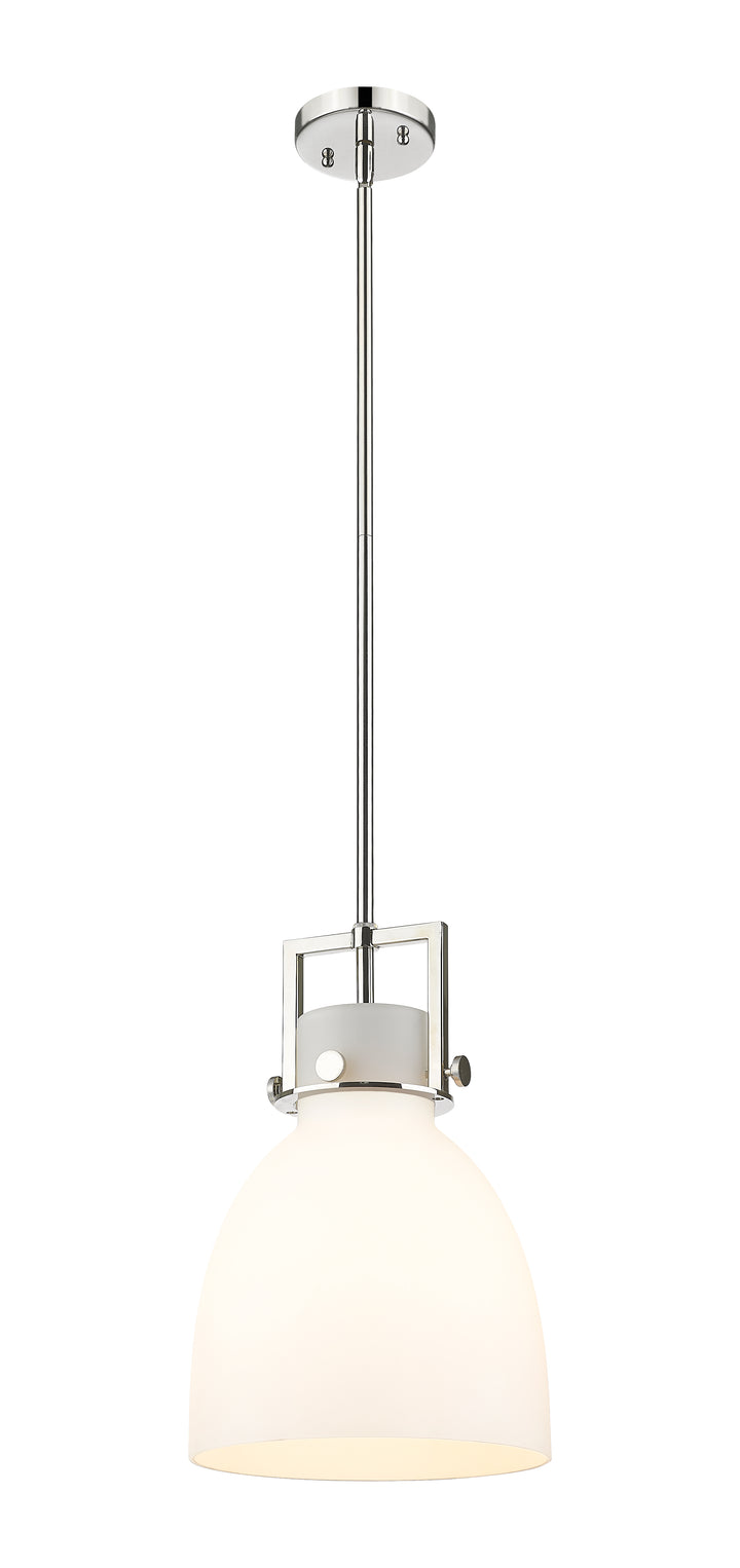 Innovations Lighting Newton Bell 10" Mini Pendant - Polished Nickel