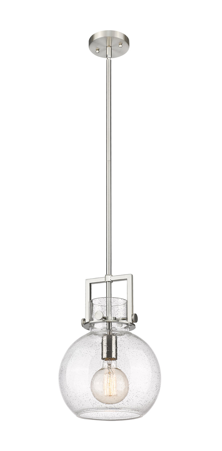 Innovations Lighting Newton Sphere 10" Mini Pendant - Satin Nickel