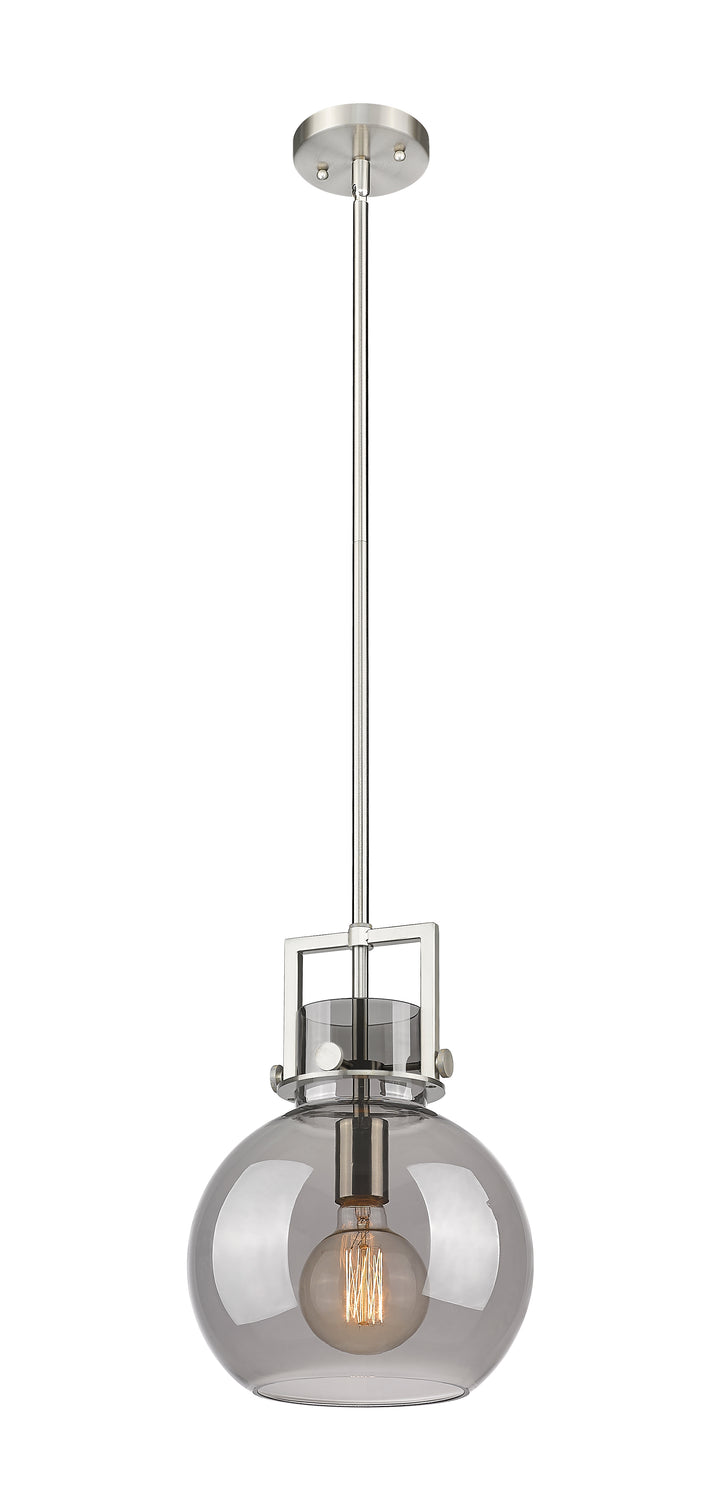 Innovations Lighting Newton Sphere 10" Mini Pendant - Satin Nickel