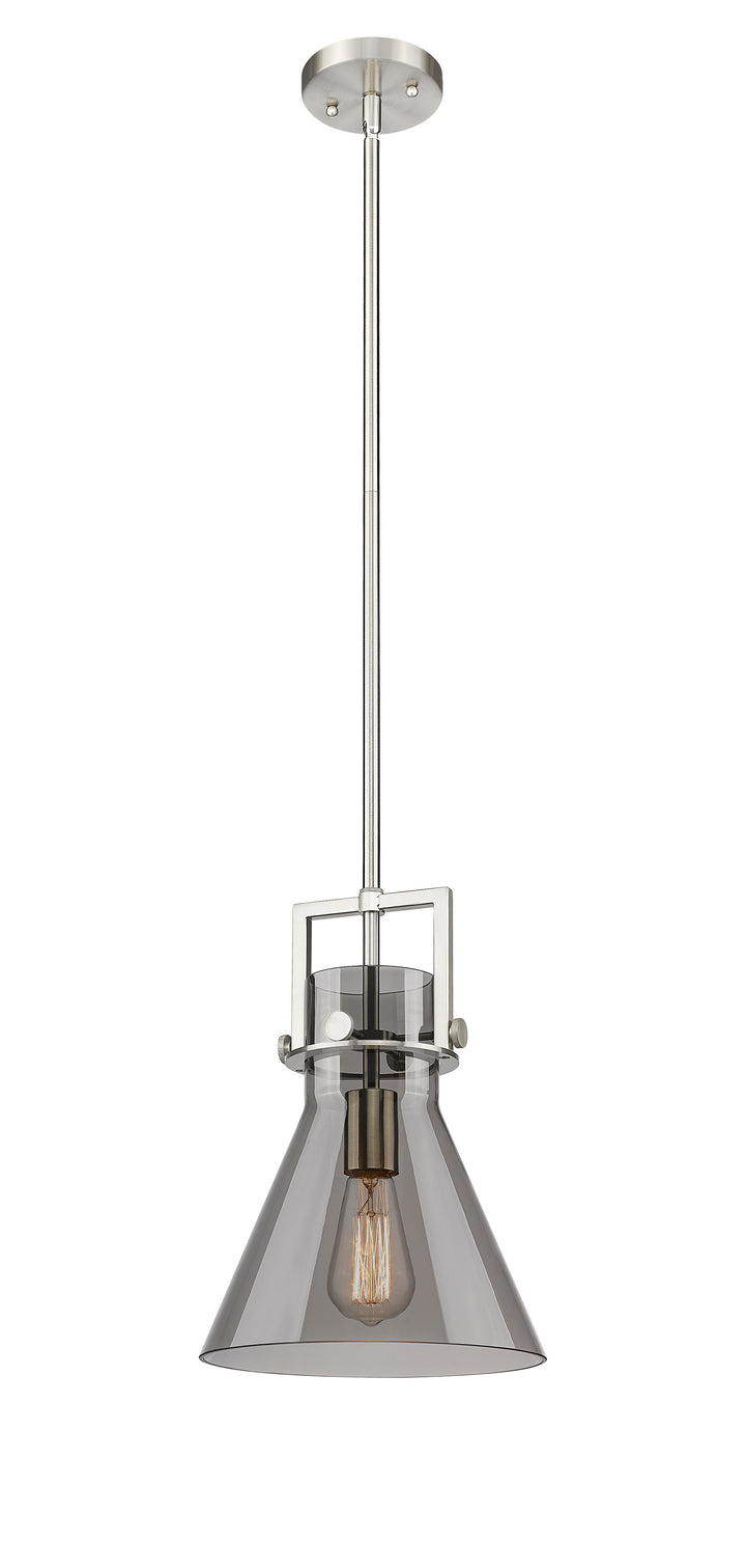 Innovations Lighting Newton Cone 10" Mini Pendant - Brushed Satin Nickel