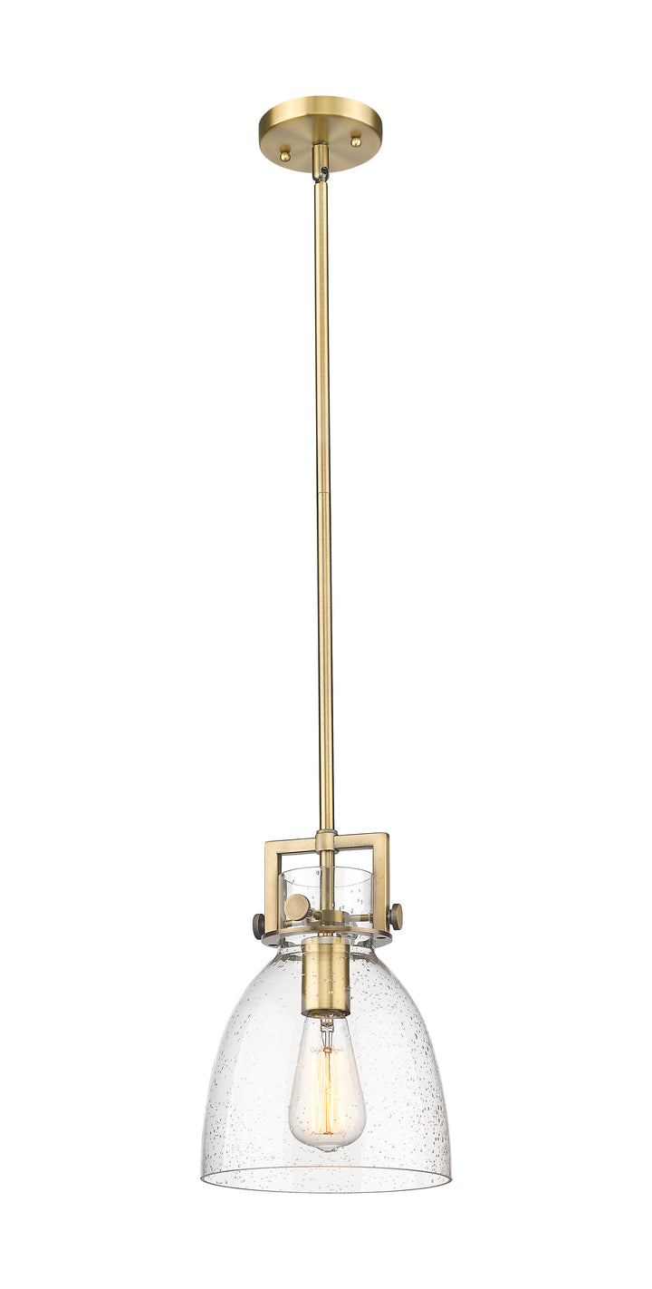Innovations Lighting Newton Bell 8" Mini Pendant - Brushed Brass