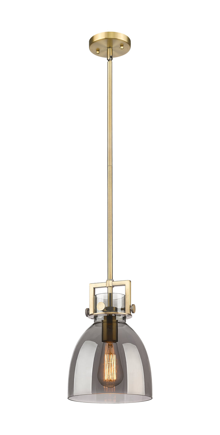 Innovations Lighting Newton Bell 8" Mini Pendant - Brushed Brass