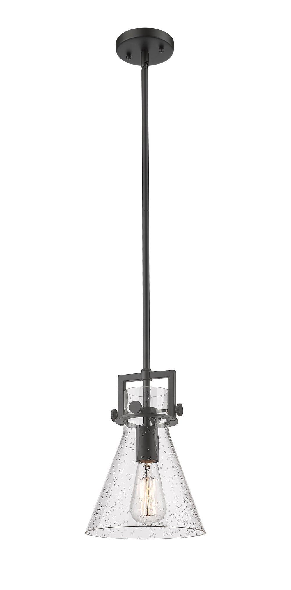 Innovations Lighting Newton Cone 8" Mini Pendant - Matte Black