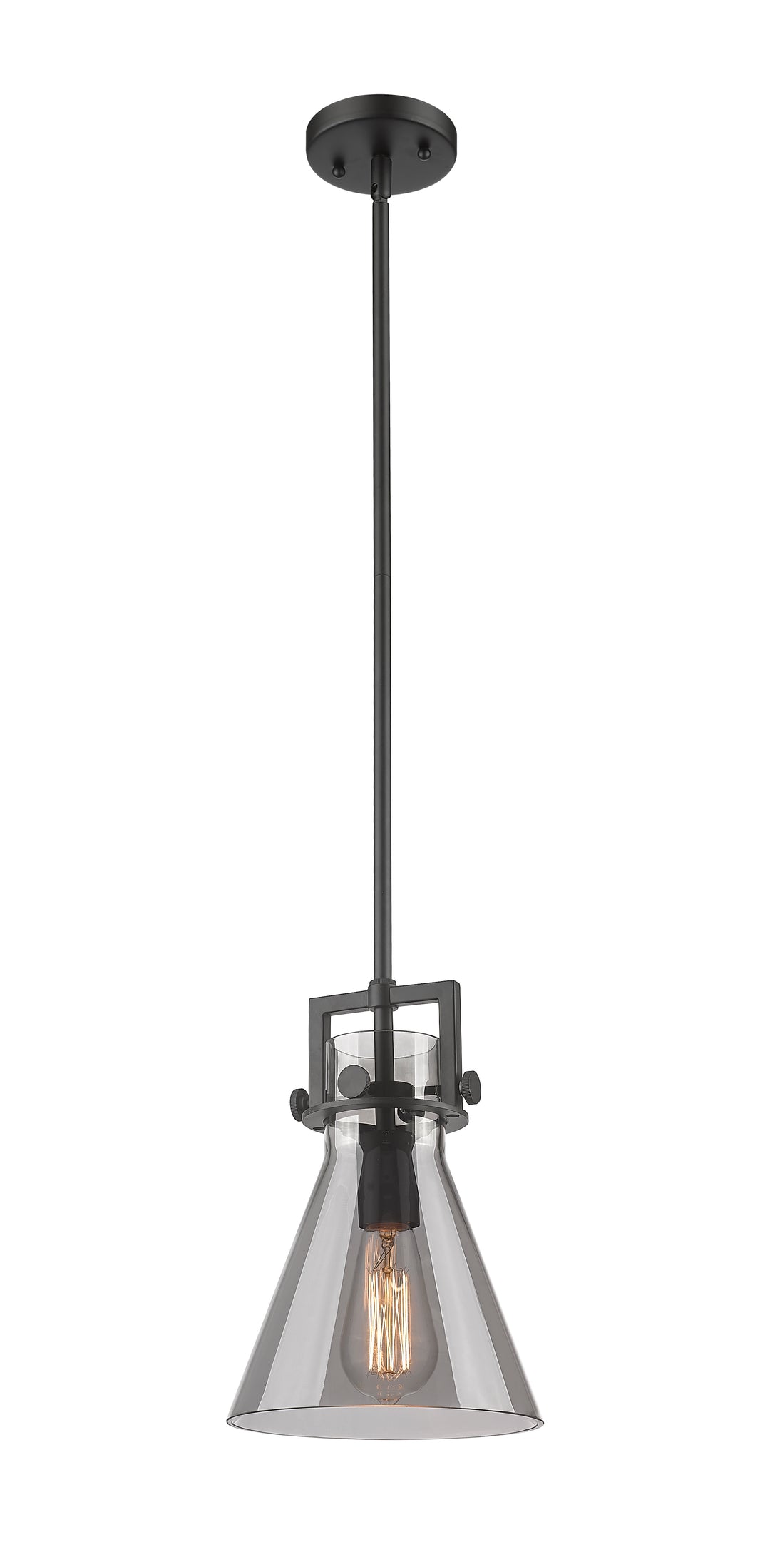 Innovations Lighting Newton Cone 8" Mini Pendant - Matte Black