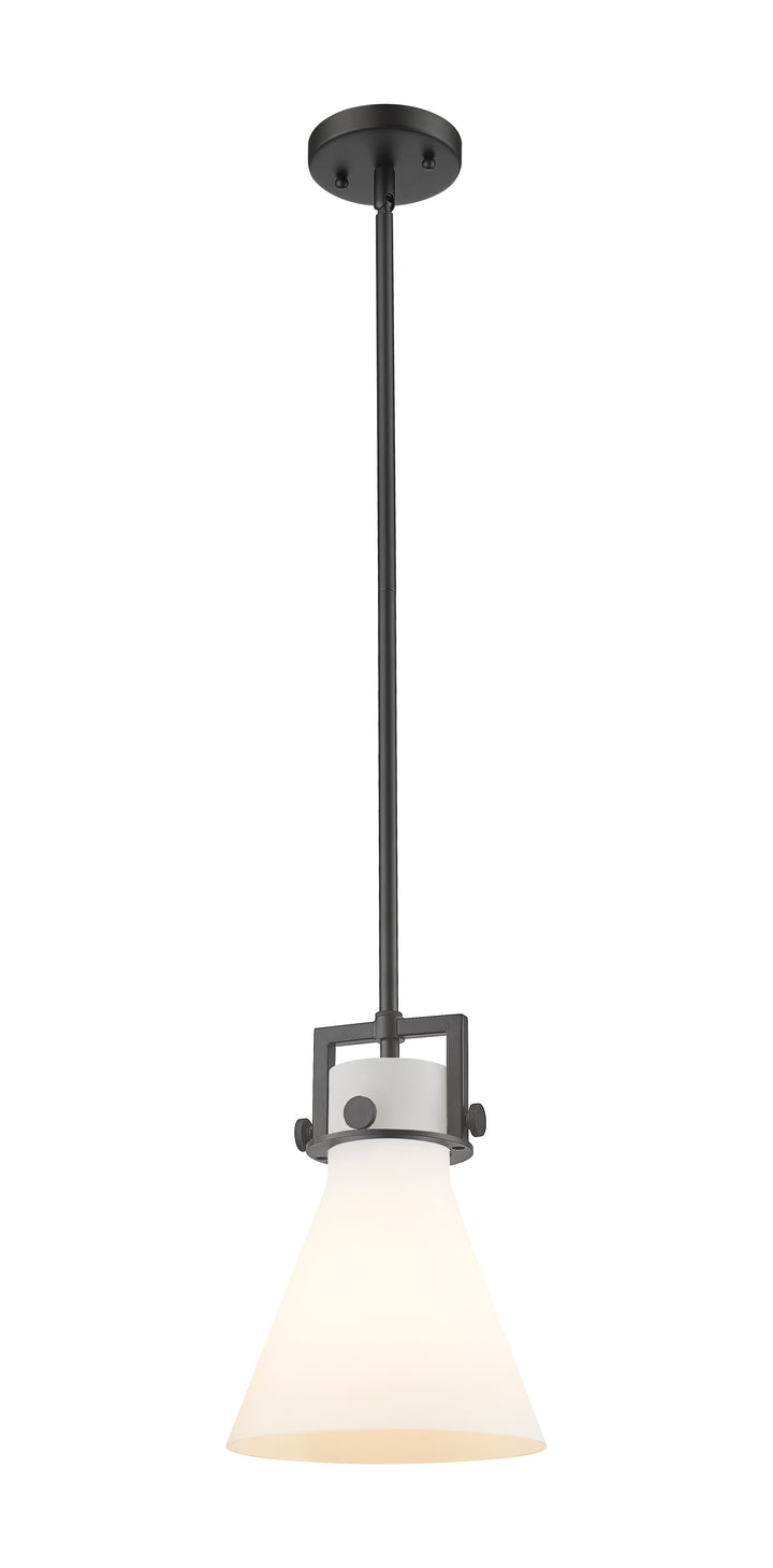 Innovations Lighting Newton Cone 8" Mini Pendant - Matte Black
