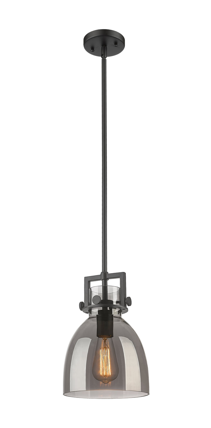 Innovations Lighting Newton Bell 8" Mini Pendant - Matte Black