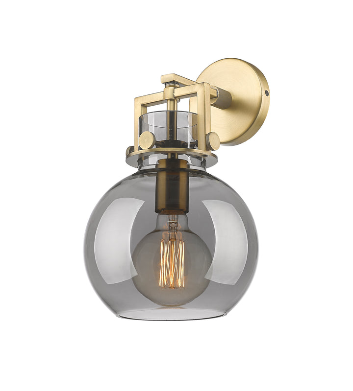 Innovations Lighting Newton Sphere 8" Sconce - Brushed Brass