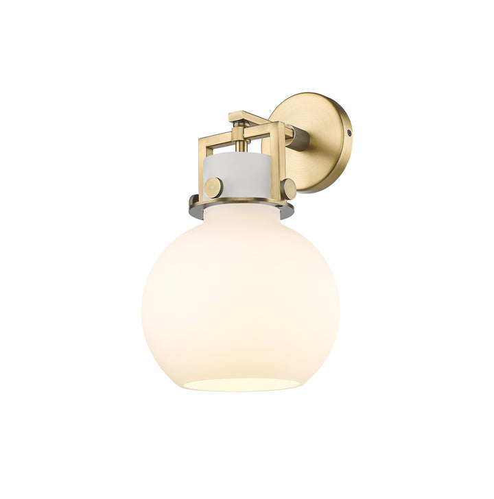Innovations Lighting Newton Sphere 8" Sconce - Brushed Brass