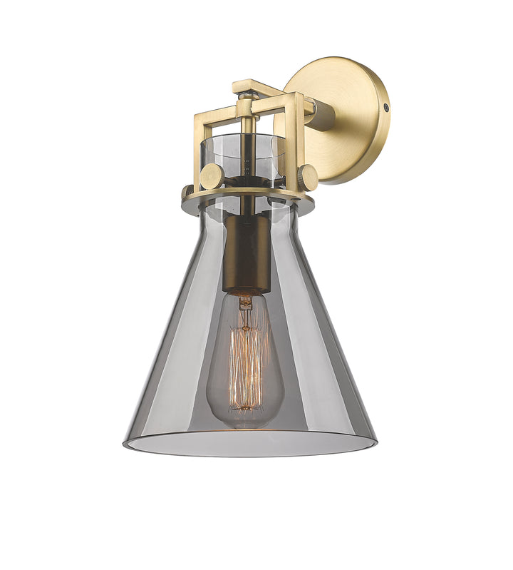 Innovations Lighting Newton Cone 8" Sconce - Brushed Brass