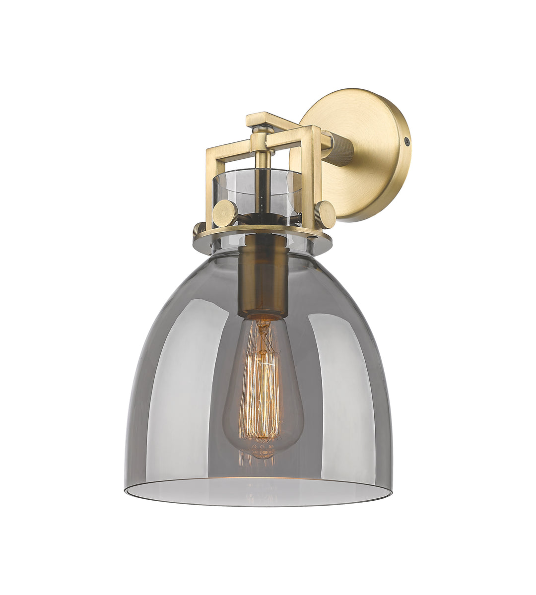 Innovations Lighting Newton Bell 8" Sconce - Brushed Brass