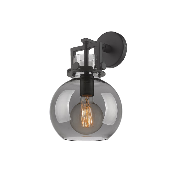 Innovations Lighting Newton Sphere 8" Sconce - Matte Black