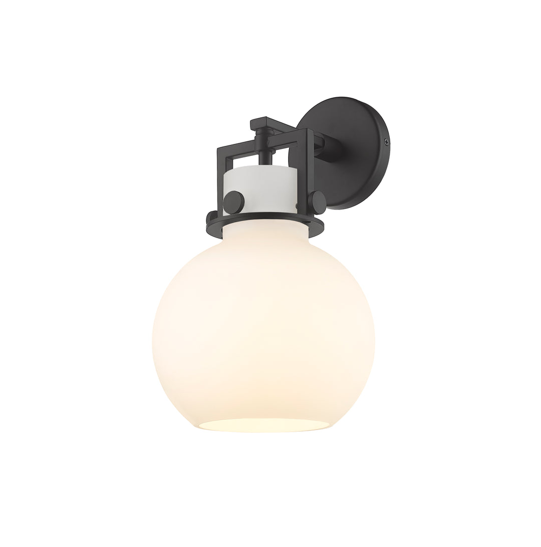 Innovations Lighting Newton Sphere 8" Sconce - Matte Black