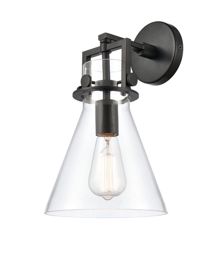 Innovations Lighting Newton Cone 8" Sconce - Matte Black