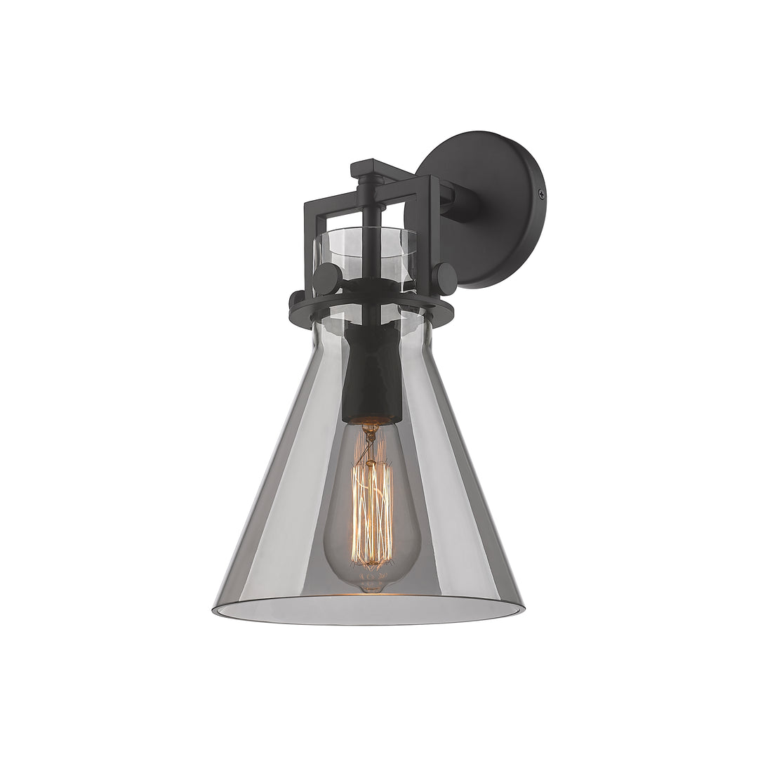 Innovations Lighting Newton Cone 8" Sconce - Matte Black