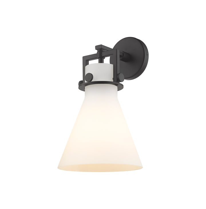 Innovations Lighting Newton Cone 8" Sconce - Matte Black