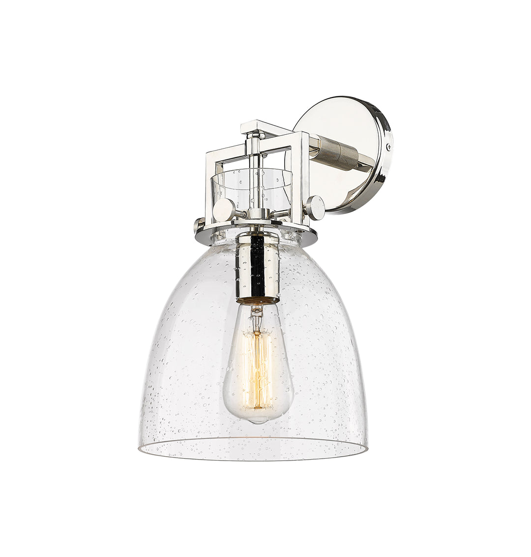 Innovations Lighting Newton Bell 8" Sconce - Polished Nickel