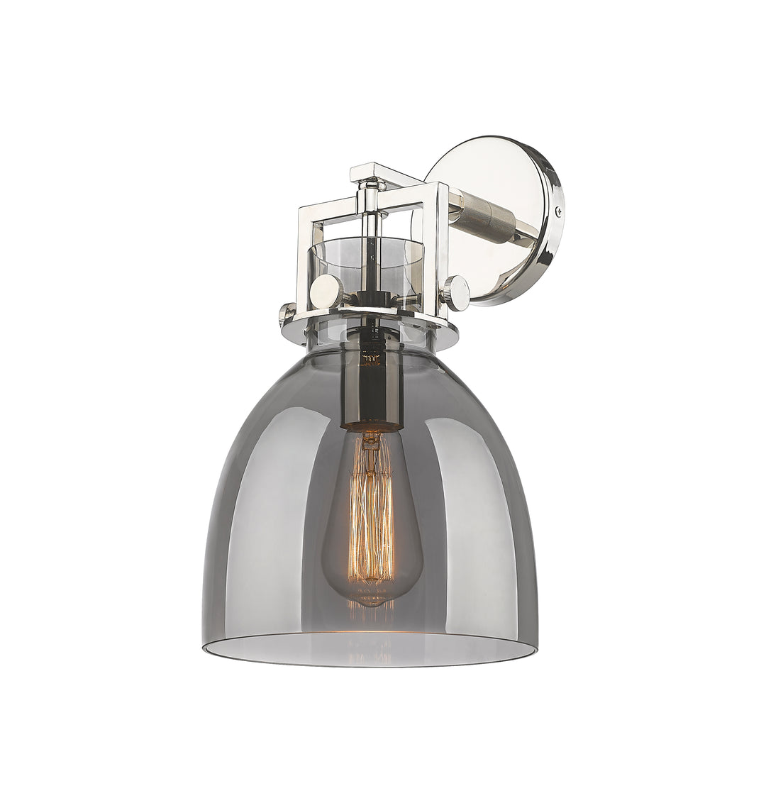 Innovations Lighting Newton Bell 8" Sconce - Polished Nickel