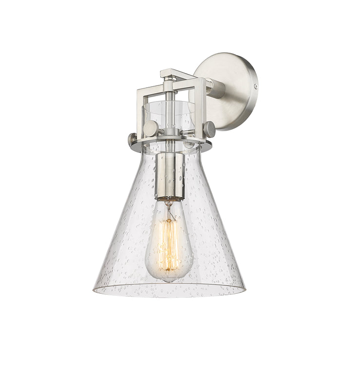 Innovations Lighting Newton Cone 8" Sconce - Satin Nickel