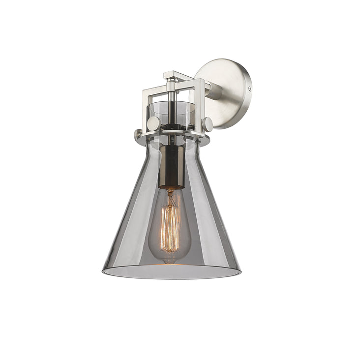 Innovations Lighting Newton Cone 8" Sconce - Satin Nickel