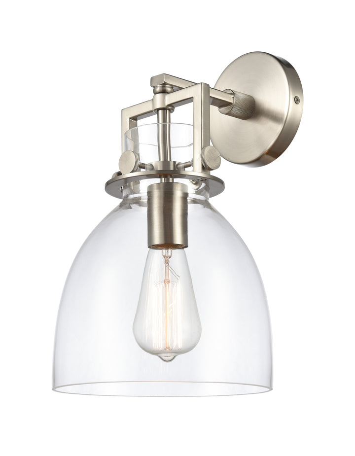 Innovations Lighting Newton Bell 8" Sconce - Satin Nickel