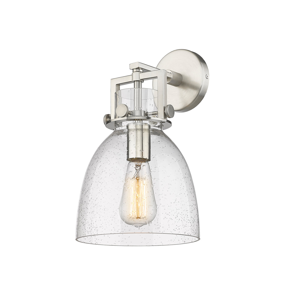 Innovations Lighting Newton Bell 8" Sconce - Satin Nickel