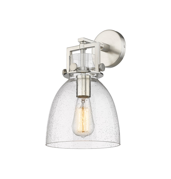 Innovations Lighting Newton Bell 8" Sconce - Satin Nickel