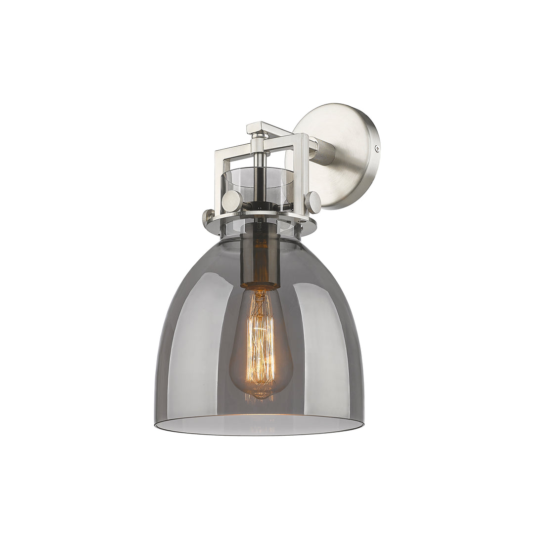 Innovations Lighting Newton Bell 8" Sconce - Satin Nickel
