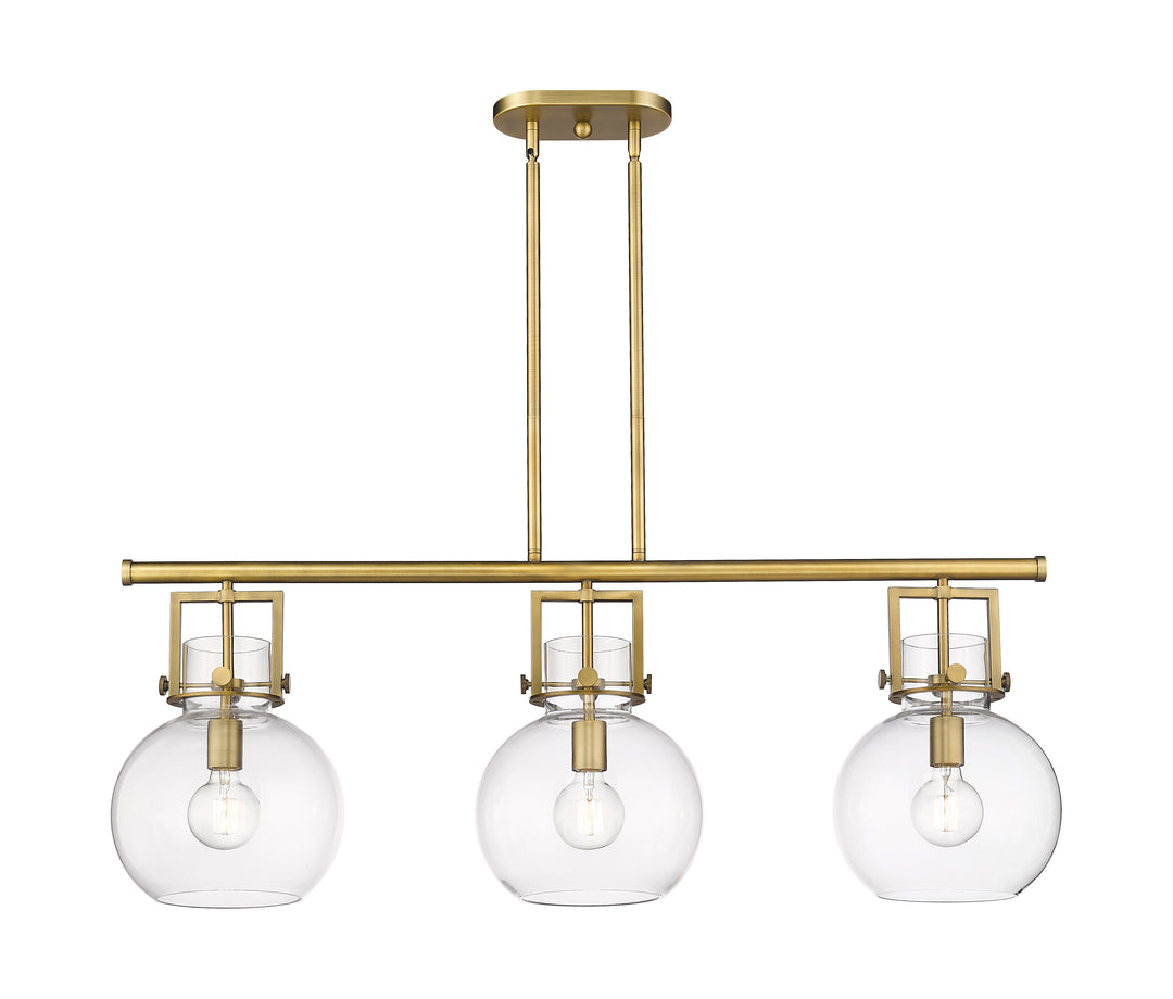 Innovations Lighting Newton Sphere 7" Island Light - Brushed Brass