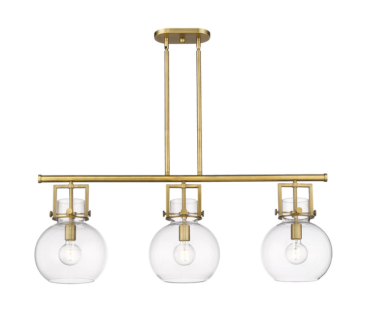 Innovations Lighting Newton Sphere 7" Island Light - Brushed Brass