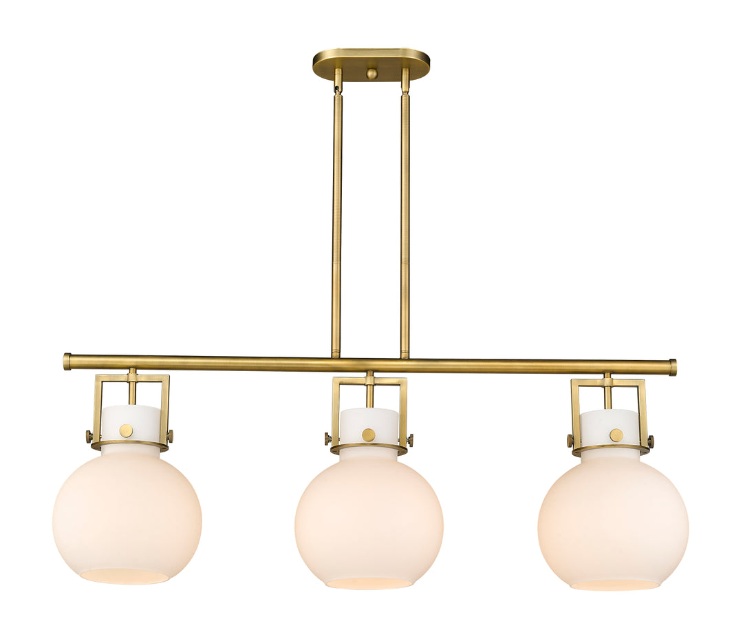 Innovations Lighting Newton Sphere 7" Island Light - Brushed Brass