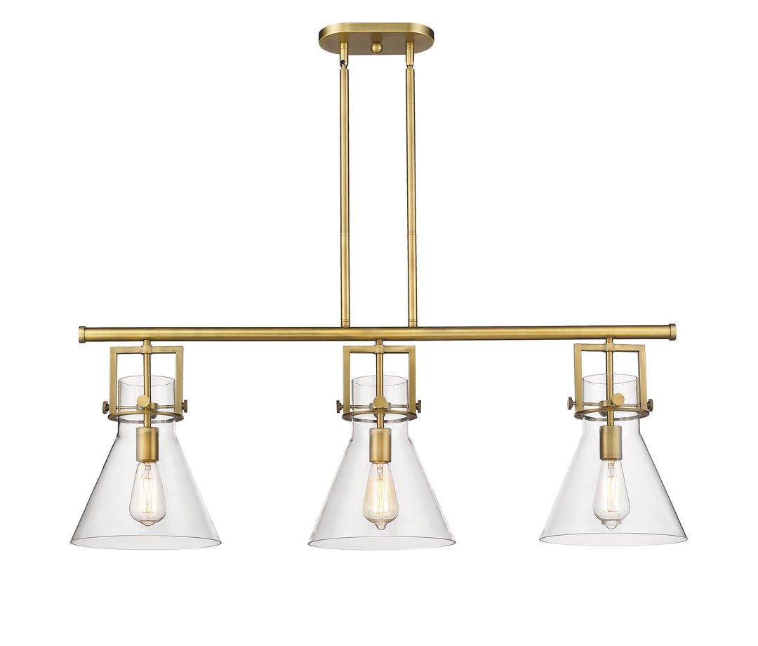 Innovations Lighting Newton Cone 7" Island Light - Brushed Brass